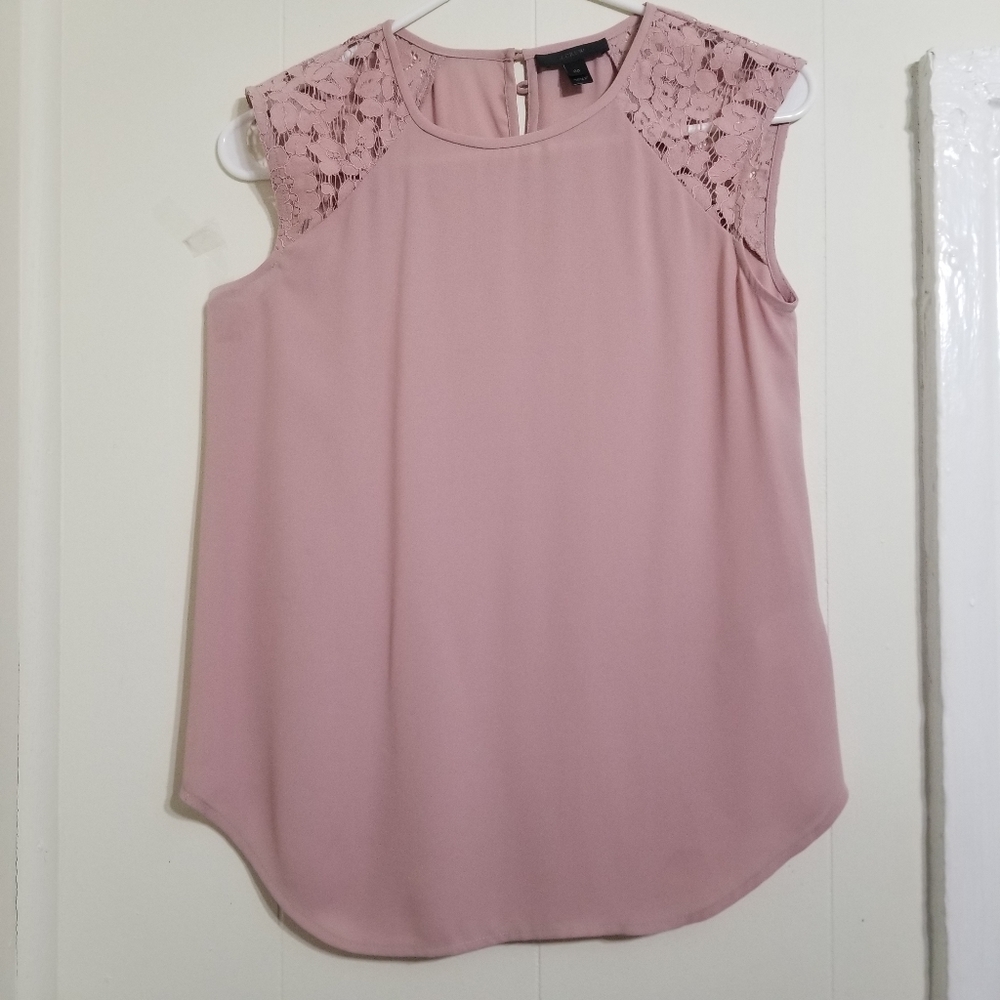 J.Crew Sleeve Shirt With Lace detailing!